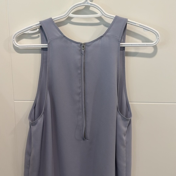🏴 Aritzia Wilfred Purple Tank Top Relaxed Fit Scoop Neck size large - Picture 8 of 9